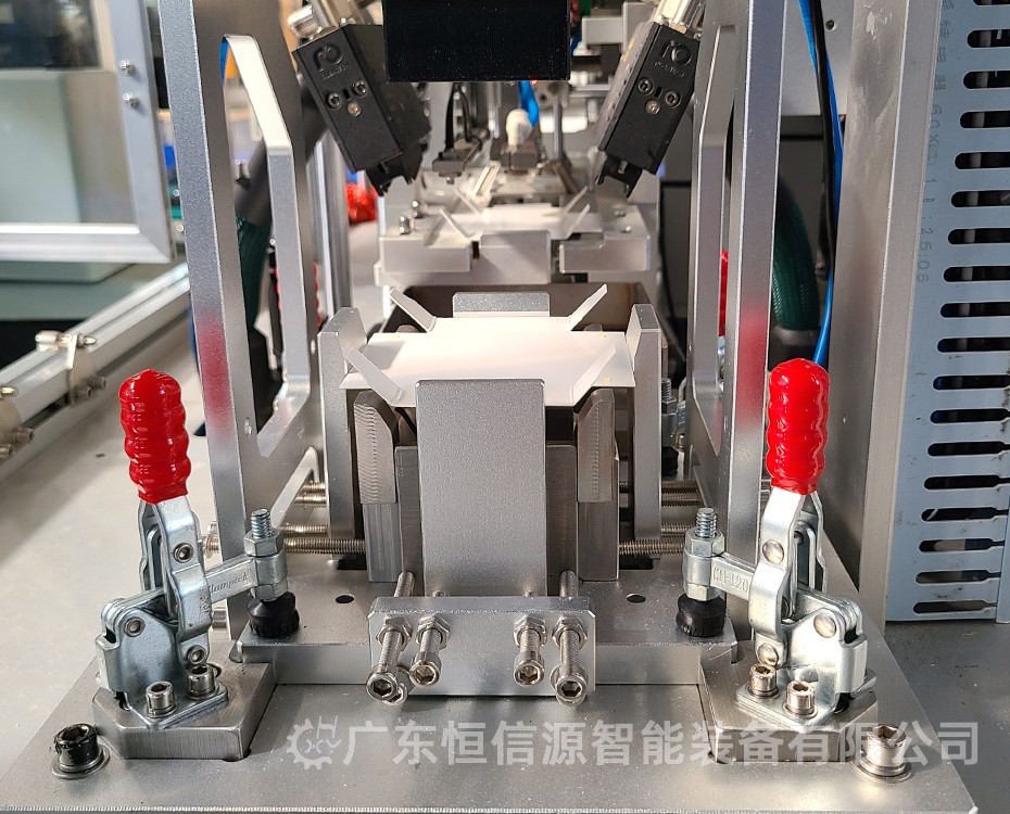 双工位天地盖喷胶折盒机