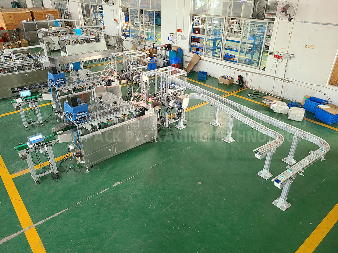 饼干零食巧克力派理料装盒｜食品全自动包装生产线