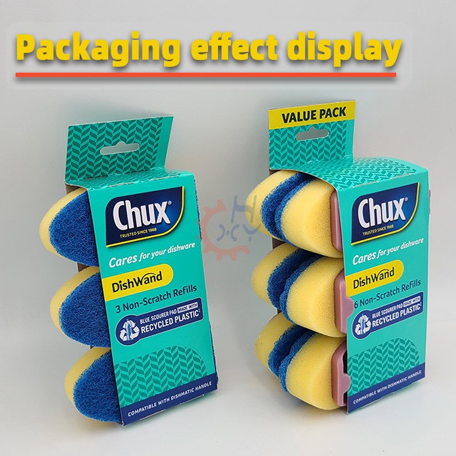 洗碗擦替换头视觉检测自动理料装盒机