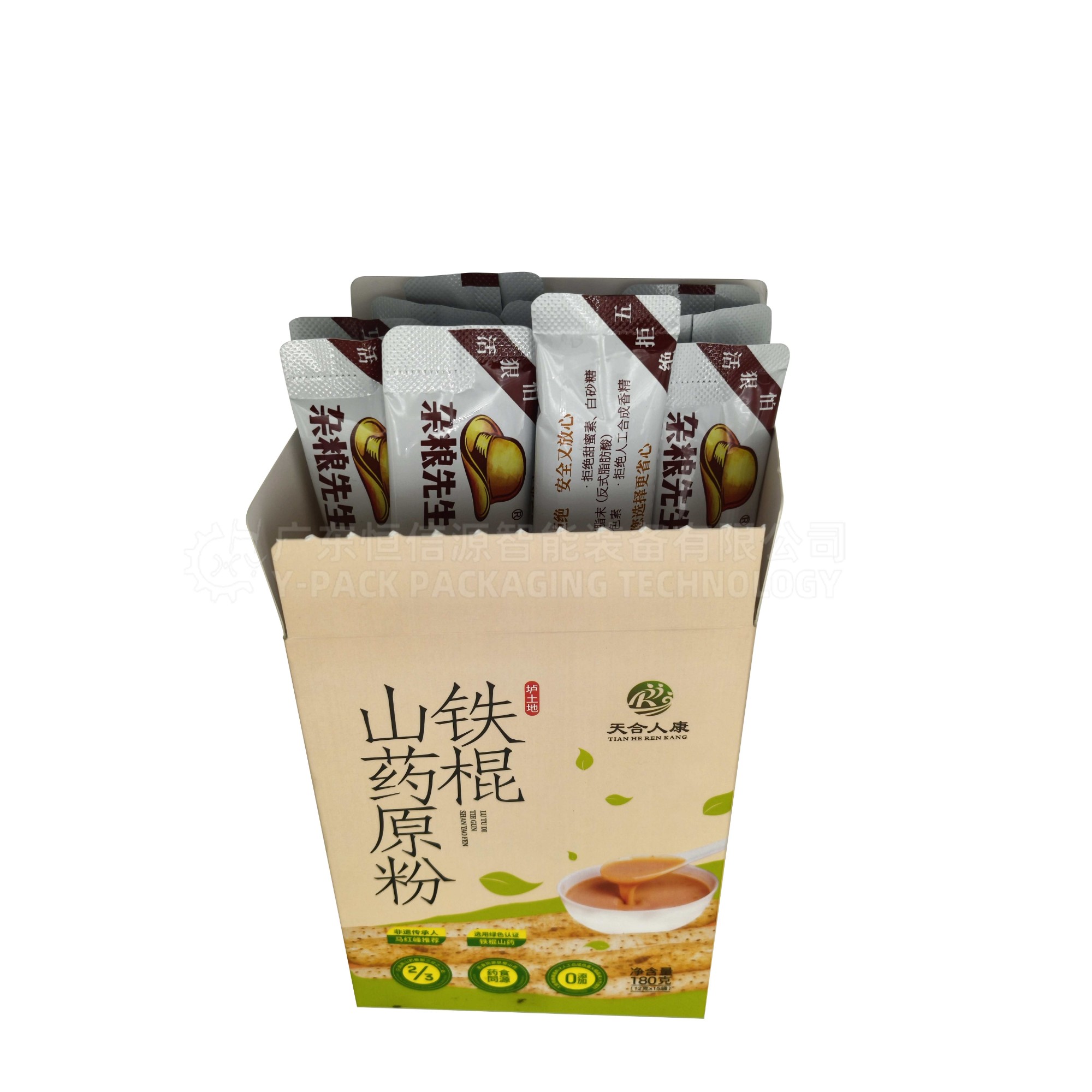 粉状条包理料装盒机
