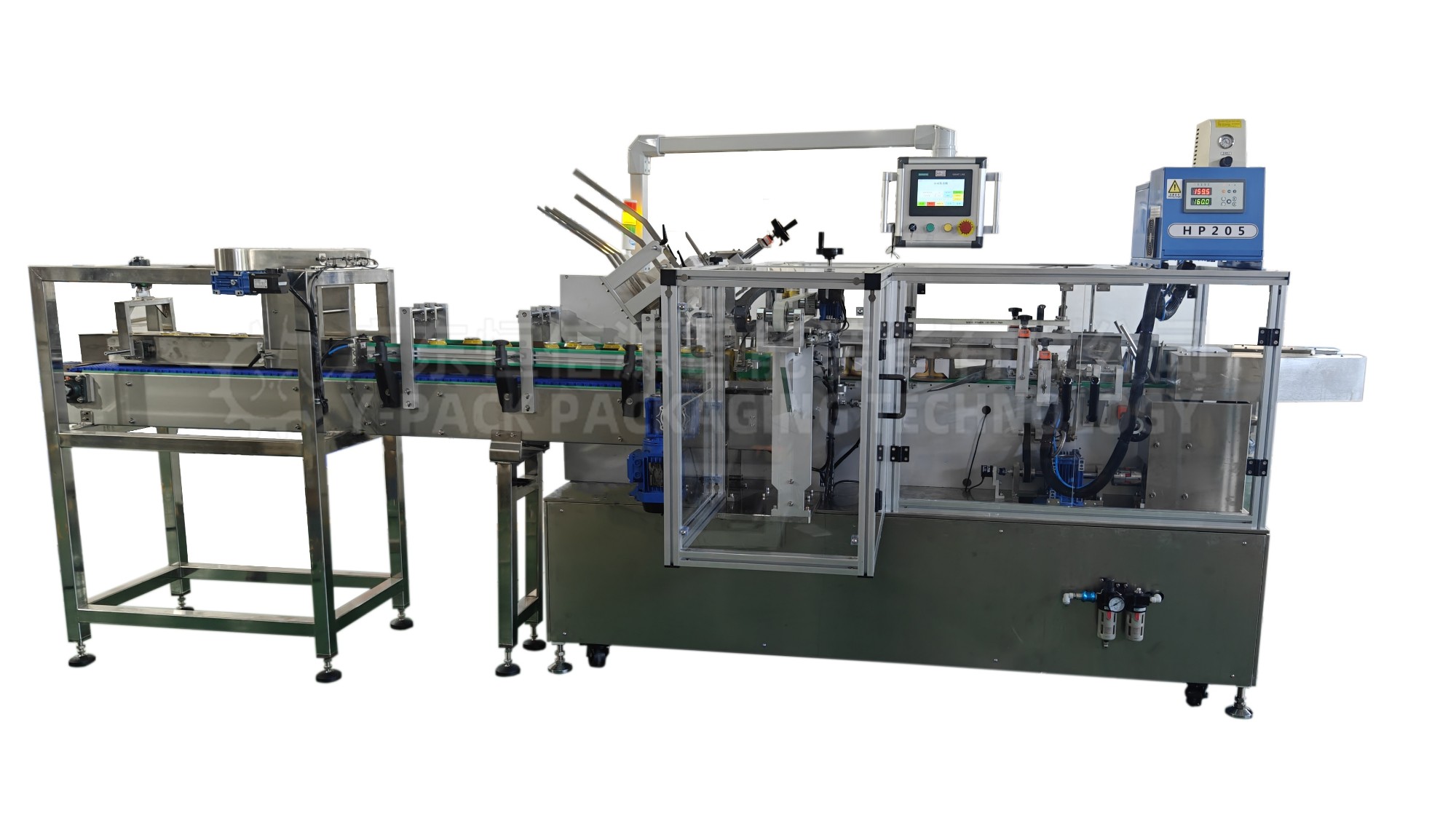 菠萝啤理料装盒机