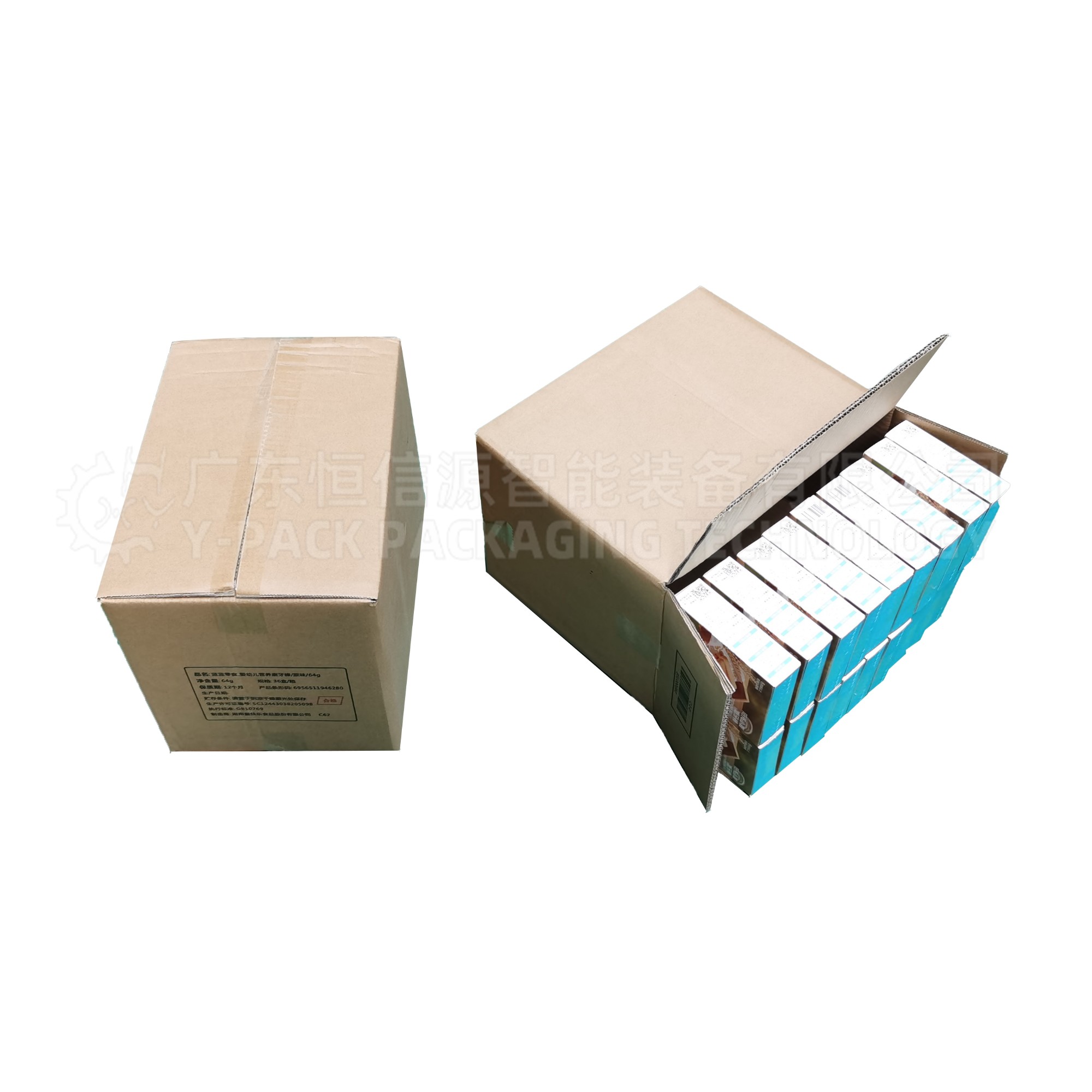 食品开装封箱连接线