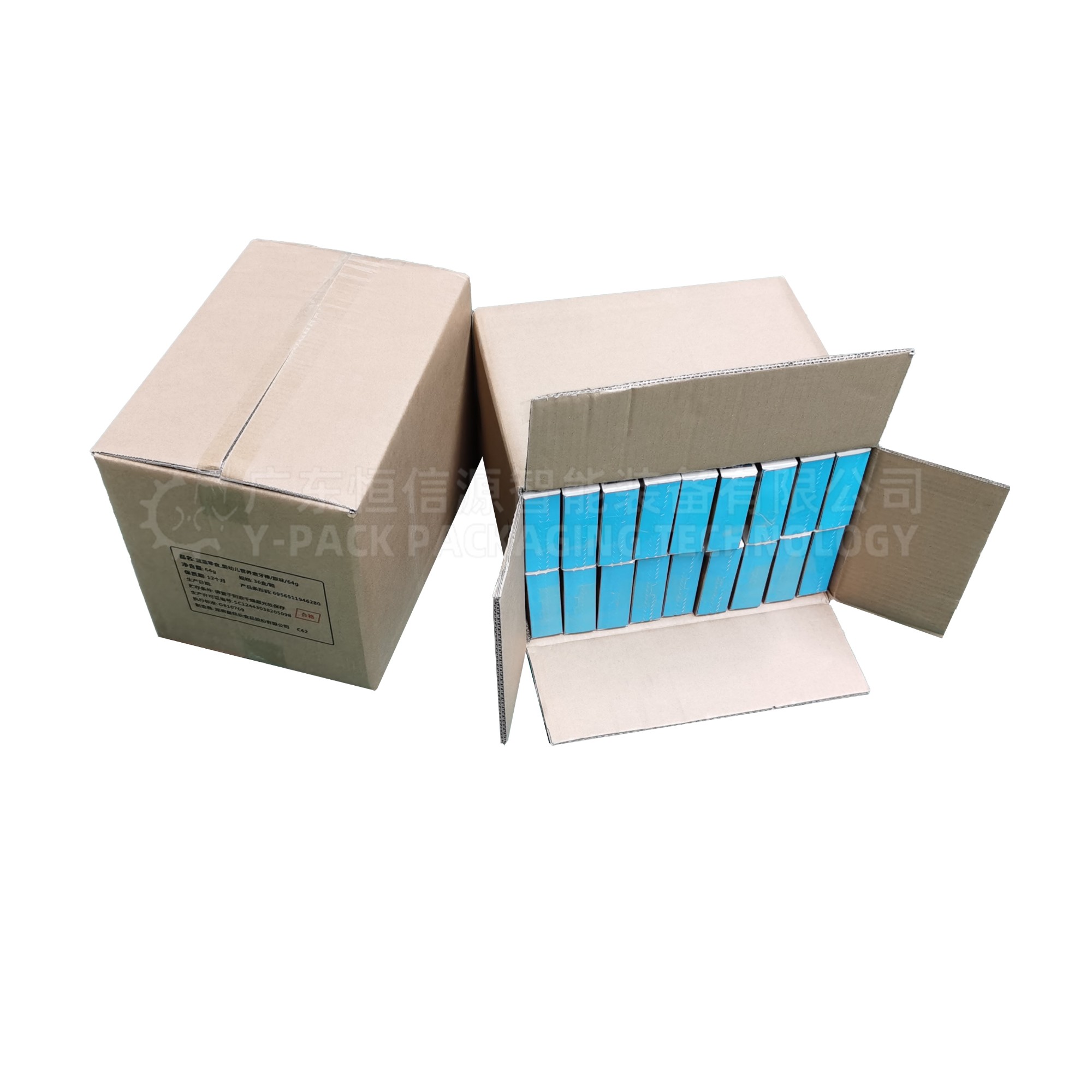 食品开装封箱连接线