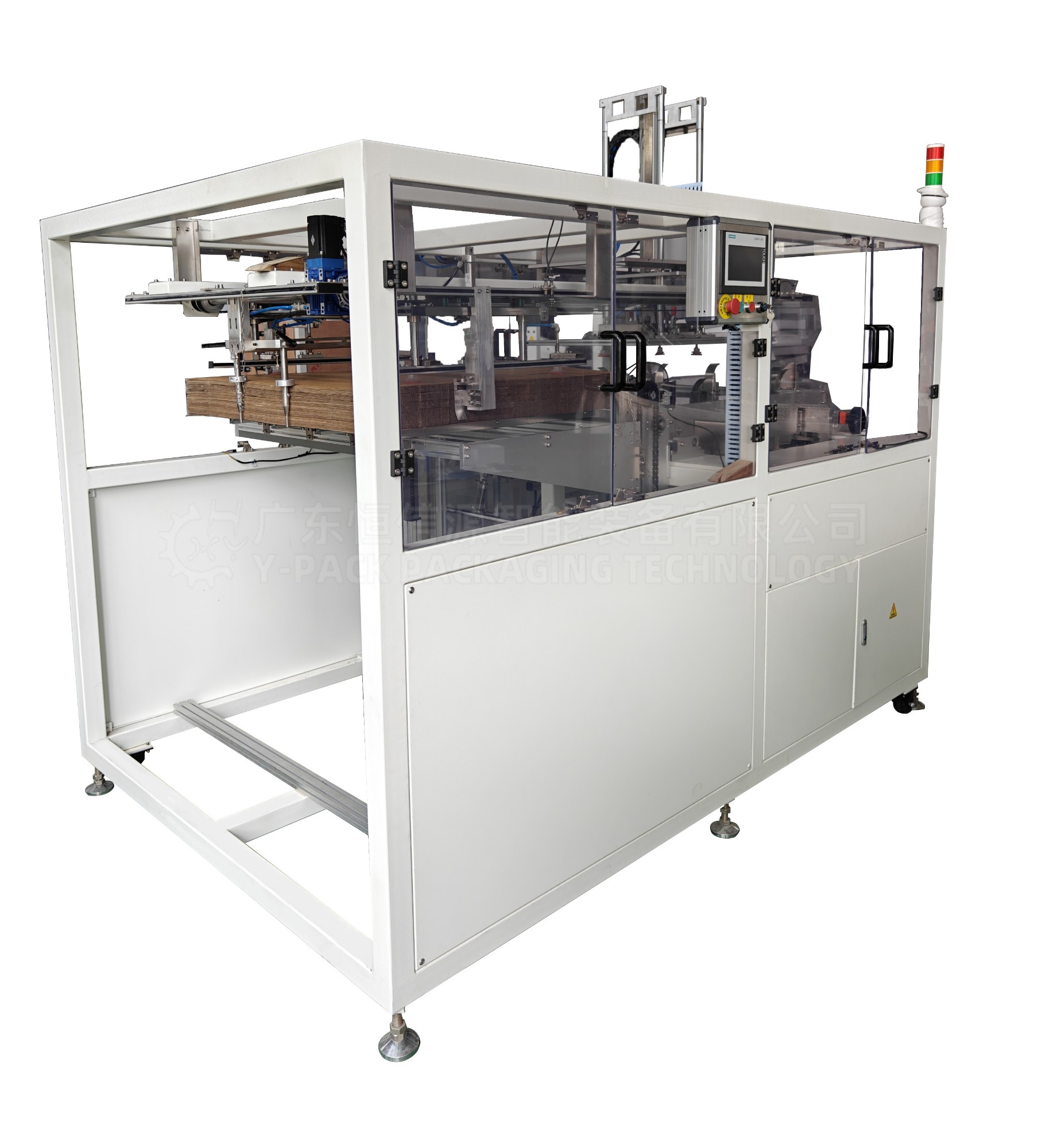 服饰包装盒折盒机